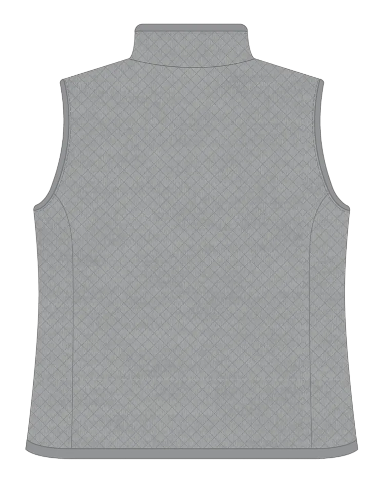 Grey Quilted Vest - Women’s
