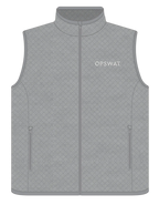 Grey Quilted Vest – Men’s
