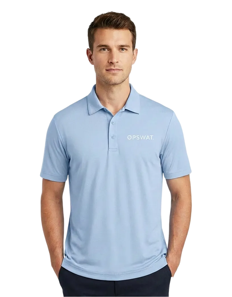 Blue Performance Polo - Men’s