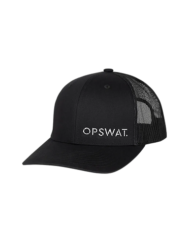 Trucker Hat - Black Mesh