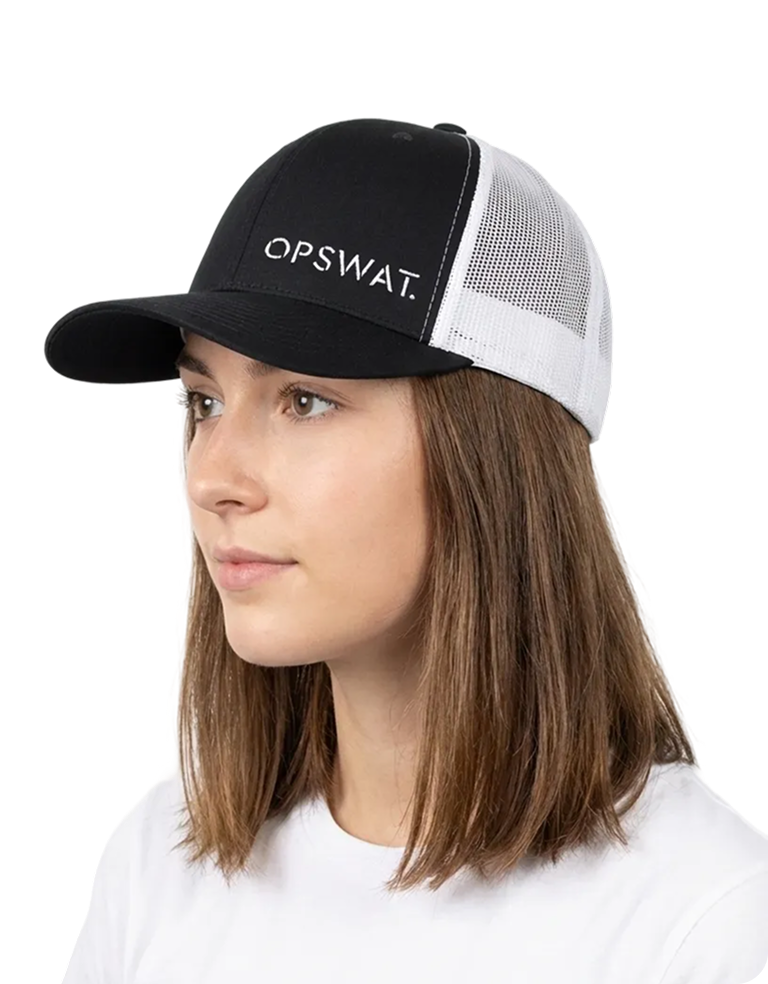 Trucker Hat - White Mesh