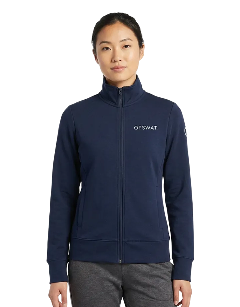 Navy Full Zip Jacket - Women's