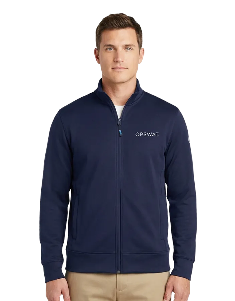 Navy Full Zip Jacket - Men's